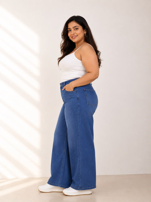 SPRAY WASH PLUS SIZE JEANS