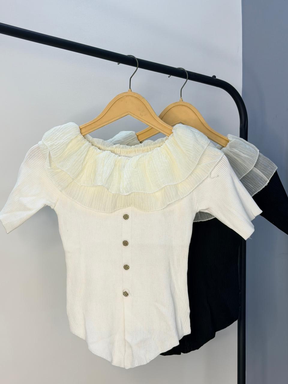 BARDOT NECKLINE TOP