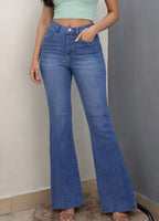 FLARED ICE DENIM