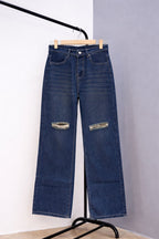 KNEE CUT DARK BLUE
