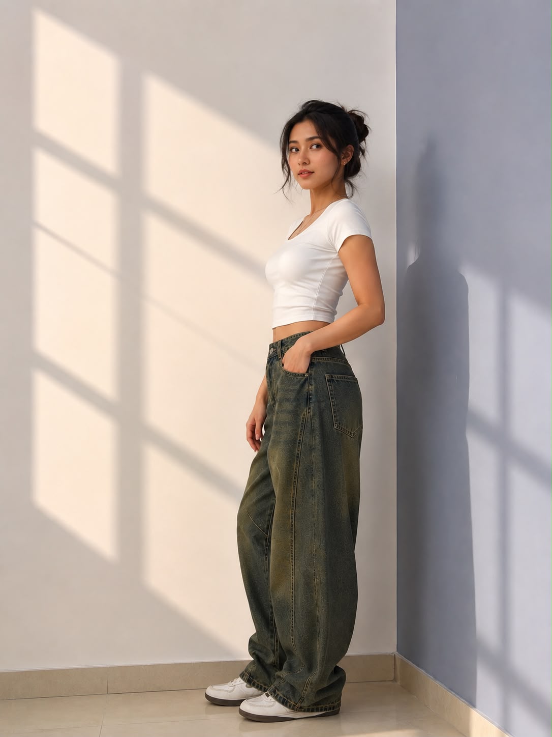 VINTAGE BARREL FIT JEANS