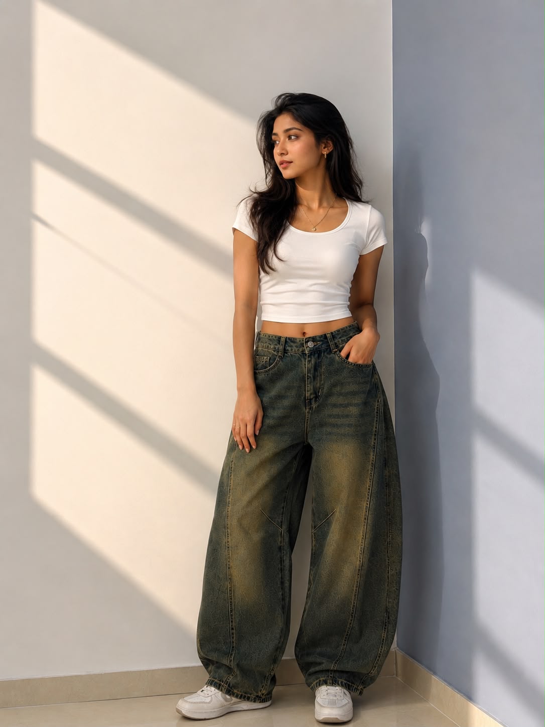 VINTAGE BARREL FIT JEANS
