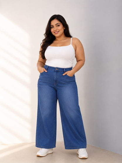 SPRAY WASH PLUS SIZE JEANS