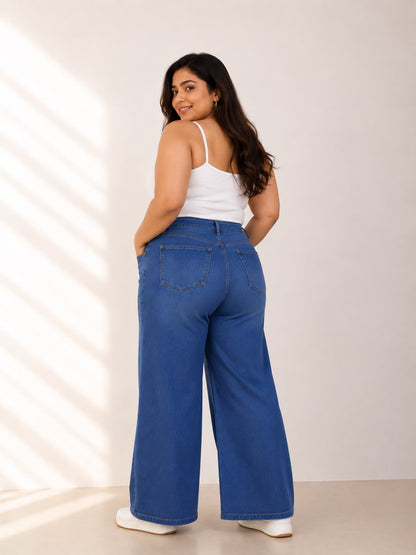 SPRAY WASH PLUS SIZE JEANS