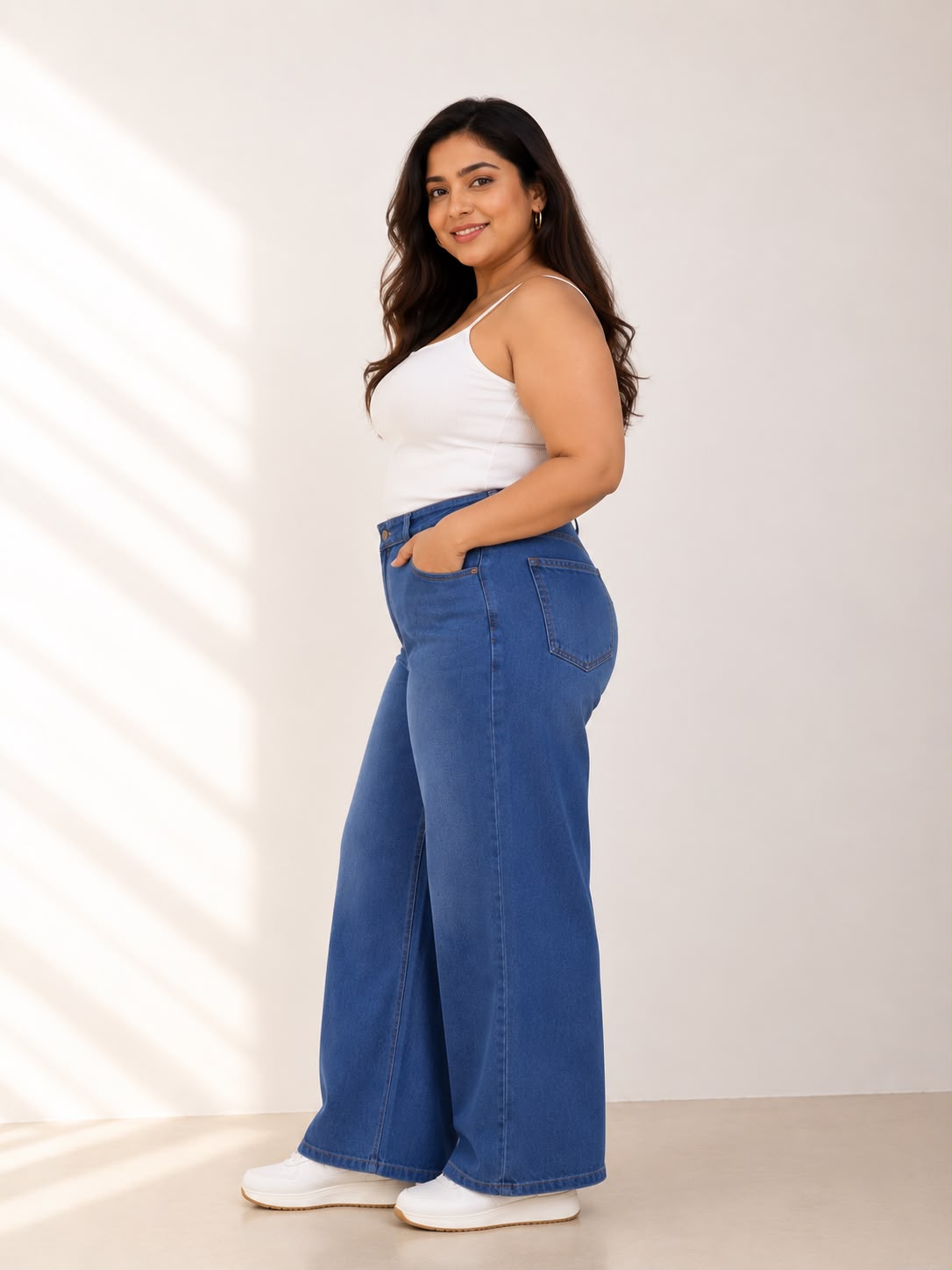 SPRAY WASH PLUS SIZE JEANS