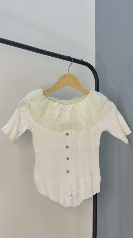 BARDOT NECKLINE TOP