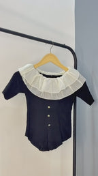 BARDOT NECKLINE TOP